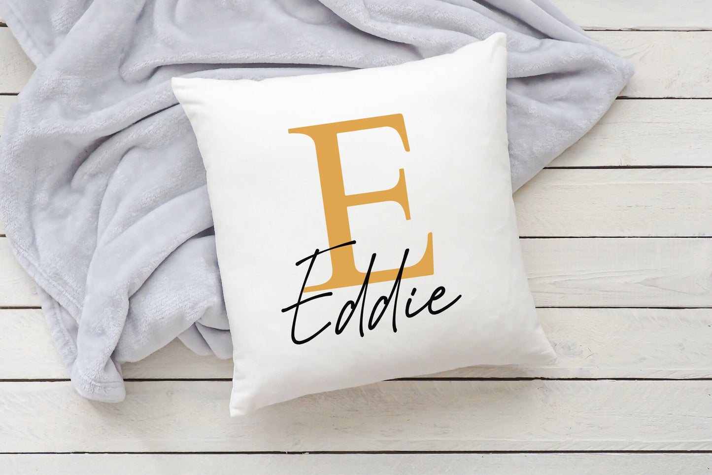 Initial Name Cushion | Boy & Girl Cushion Designs | Bedroom Deco | Nursery Decor | Baby Gift | Cuddle Cushion | Birthday Gift Ideas