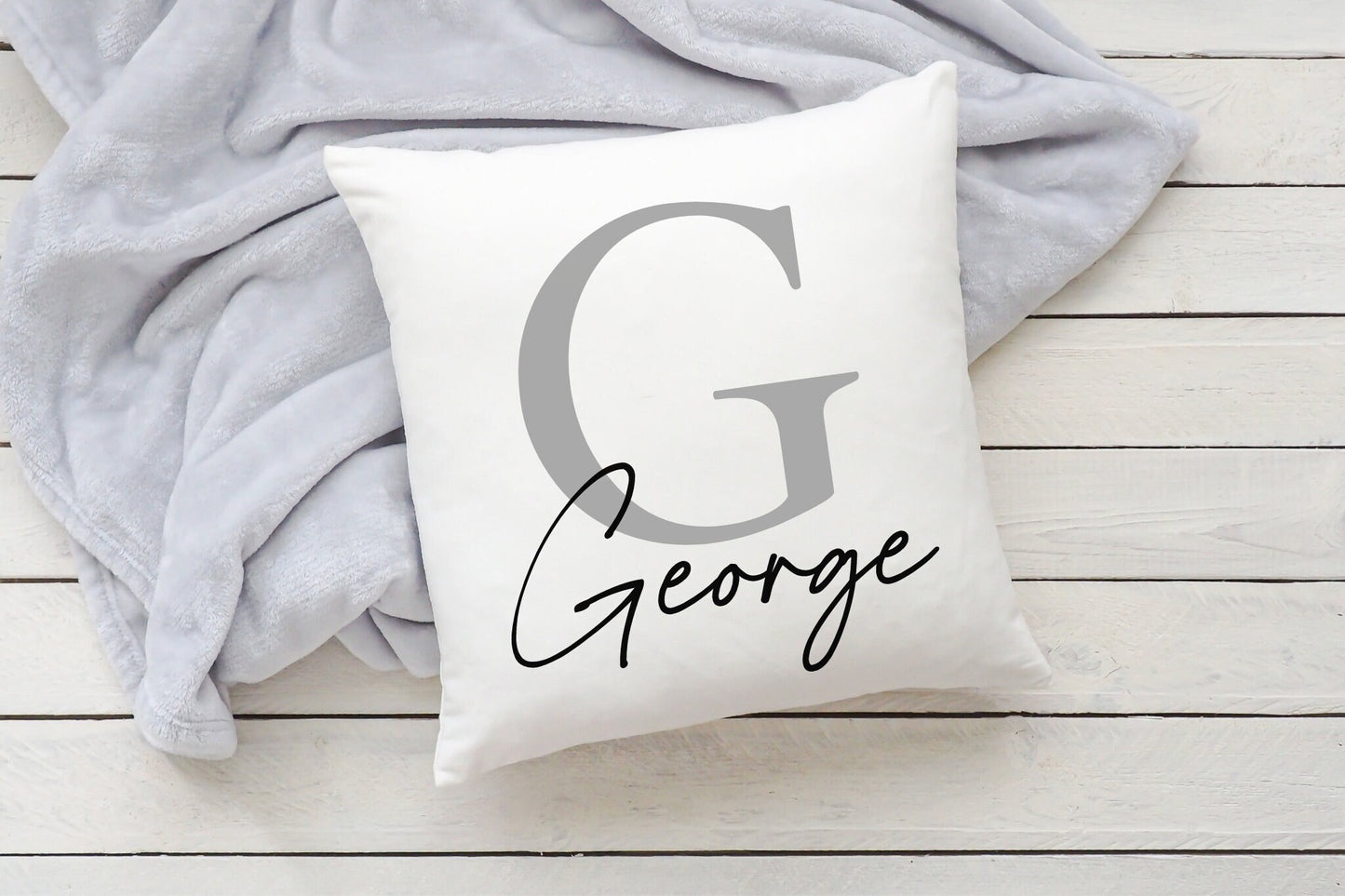Initial Name Cushion | Boy & Girl Cushion Designs | Bedroom Deco | Nursery Decor | Baby Gift | Cuddle Cushion | Birthday Gift Ideas