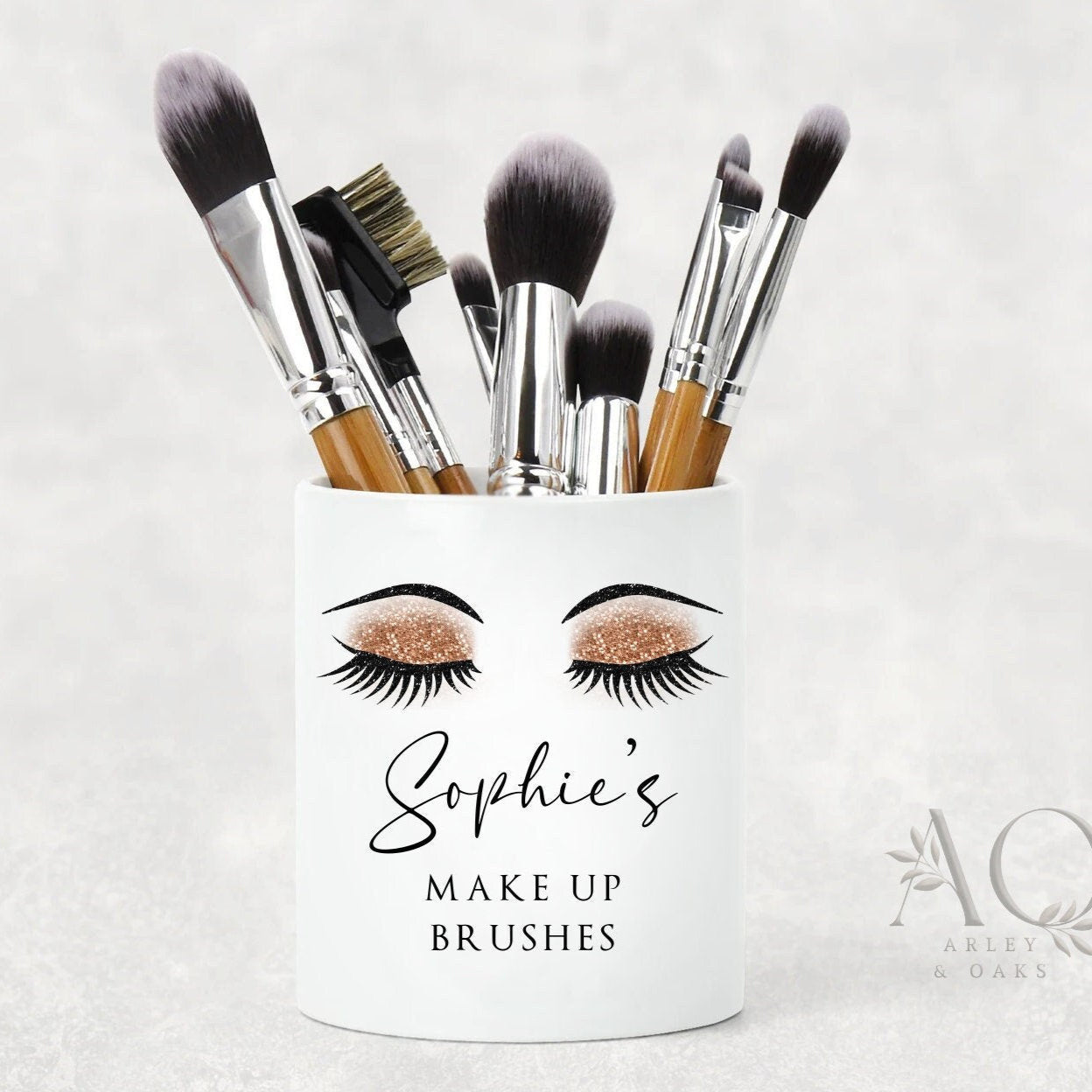 Personalised Make Up Brush Holder Eyelash