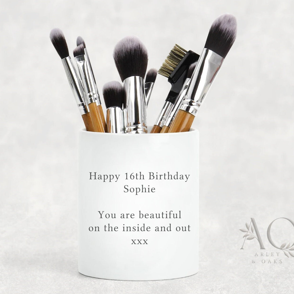 Personalised Make Up Brush Holder Eyelash