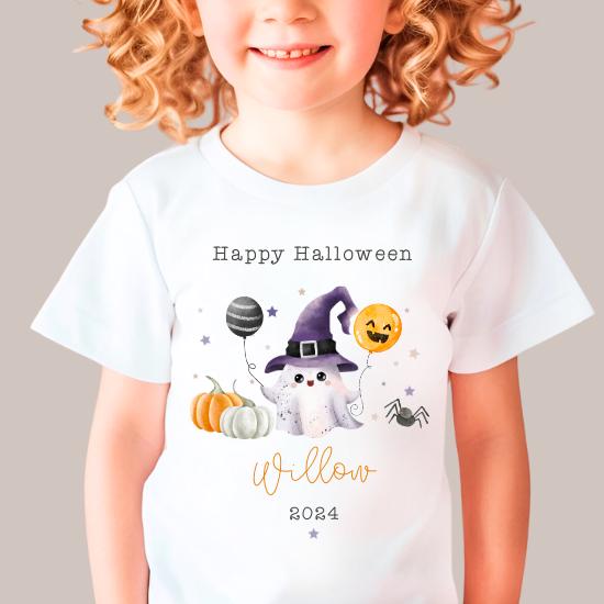 Personalised First Halloween Baby Grow | Cute Pumpkin | Vest, Sleepsuit, Romper, Bib Unisex Matching Set | Spooky Outfit | Girl Boy