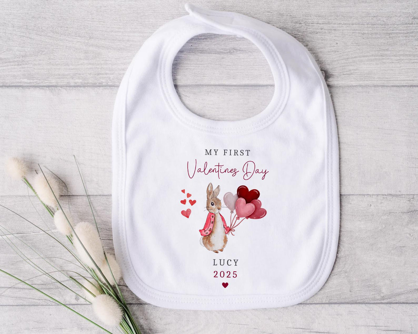 My First Valentines | Beatrix Potter | Peter Rabbit | Vest, Sleepsuit, Romper, Bib Unisex Babygrow | Baby Clothes | Newborn Gift