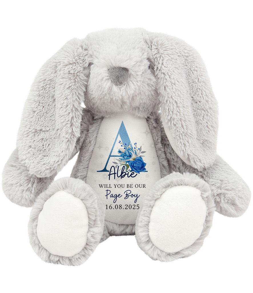 Personalised Will You Be Our Flower Girl Page Boy Teddy Gift | Proposal Gift | Bridesmaid Gifts | Bunny Rabbit | Teddy Bear | Wedding Gift