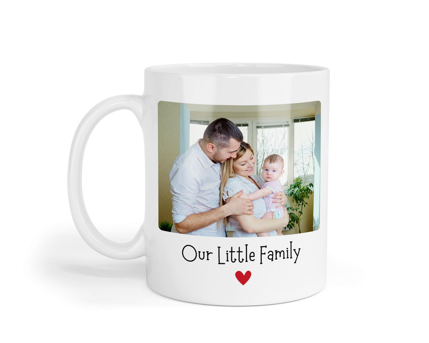 Our Little Family Photo Mug | Personalised Gift | Tea Coffee Cup | Fathers Day | Mothers Day | Birthday Photo Printed Mug | Christmas