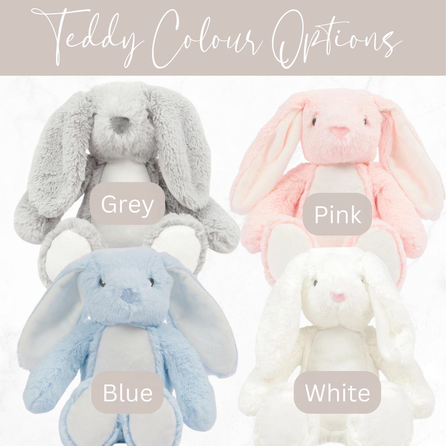Personalised Rabbit Teddy
