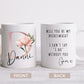 Personalised Bride Mug | Bridal Gift | Birthday Gift | Engagement | Hen Party Gift | Coffee Mug | Bridal Rose Gold | Initial Floral