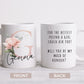 Personalised Bride Mug | Bridal Gift | Birthday Gift | Engagement | Hen Party Gift | Coffee Mug | Bridal Rose Gold | Initial Floral