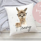 GIRLS Llama Cushion | Personalised Print Design | Bedroom Decor | Cute Llama | Baby Gift | Birthday Gift | Scatter Cuddle
