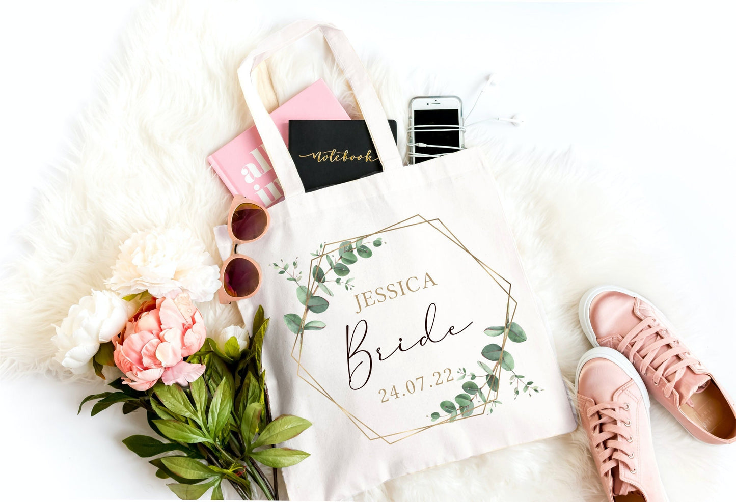 Personalised Bride Bag | Hen Party | Tote Shopping Bag | Bride To Be | Bridal Party | Bridesmaids | bride squad | wife bag | Wedding day bag