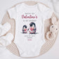 Happy First Valentines Day | Baby's 1st Valentines | My First | Vest, Sleepsuit, Romper, Bib Unisex Babygrow | Baby Clothes | Newborn Gift