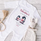 Happy First Valentines Day | Baby's 1st Valentines | My First | Vest, Sleepsuit, Romper, Bib Unisex Babygrow | Baby Clothes | Newborn Gift